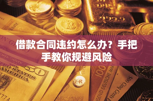 武汉借款合同违约怎么办？手把手教你规避风险