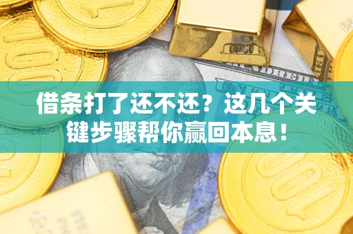 武汉借条打了还不还？这几个关键步骤帮你赢回本息！