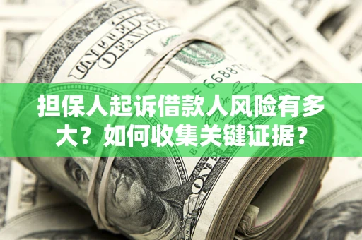 武汉担保人起诉借款人风险有多大？如何收集关键证据？