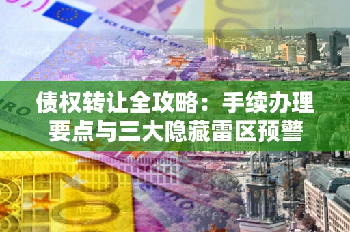 武汉债权转让全攻略：手续办理要点与三大隐藏雷区预警