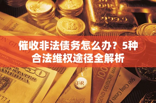 武汉催收非法债务怎么办？5种合法维权途径全解析